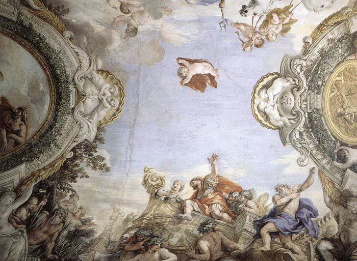 Pietro da Cortona Landing of the Trojans at the Mouth of Tiberis France oil painting art